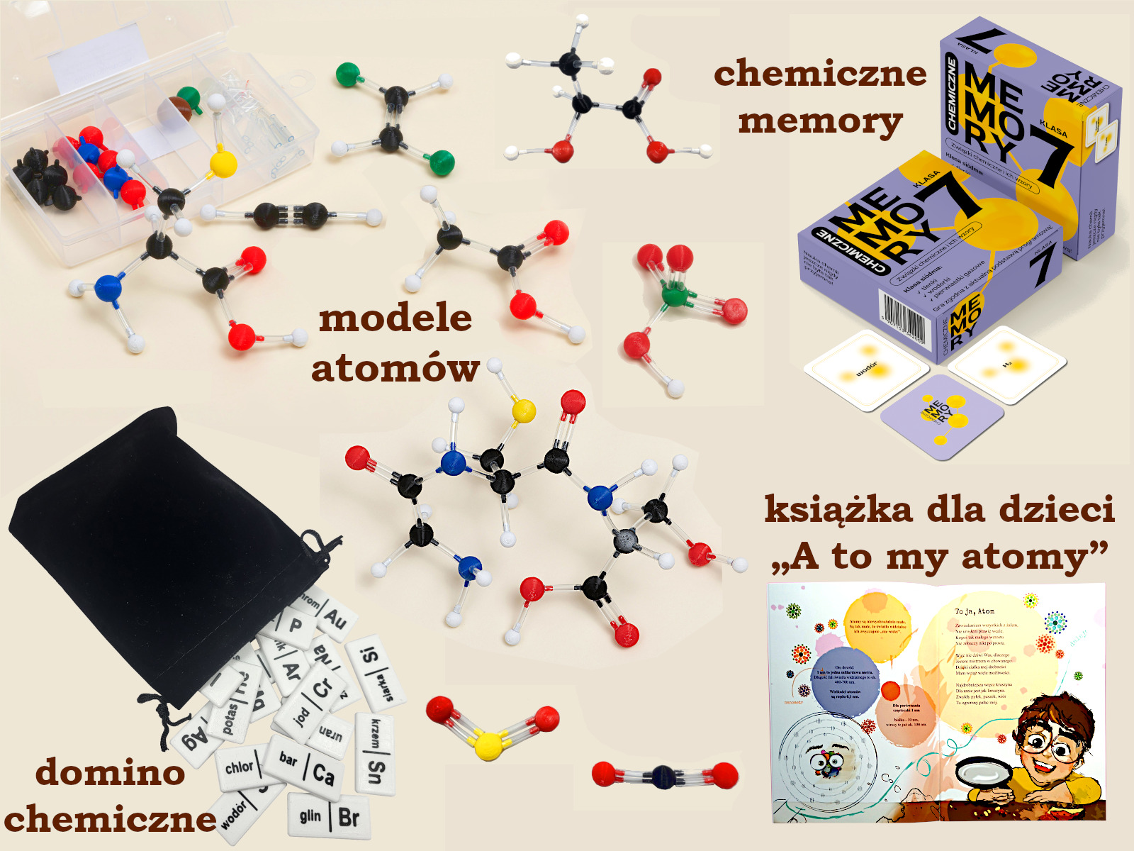 Pomoce dydaktyczne do nauki chemii – Atomki